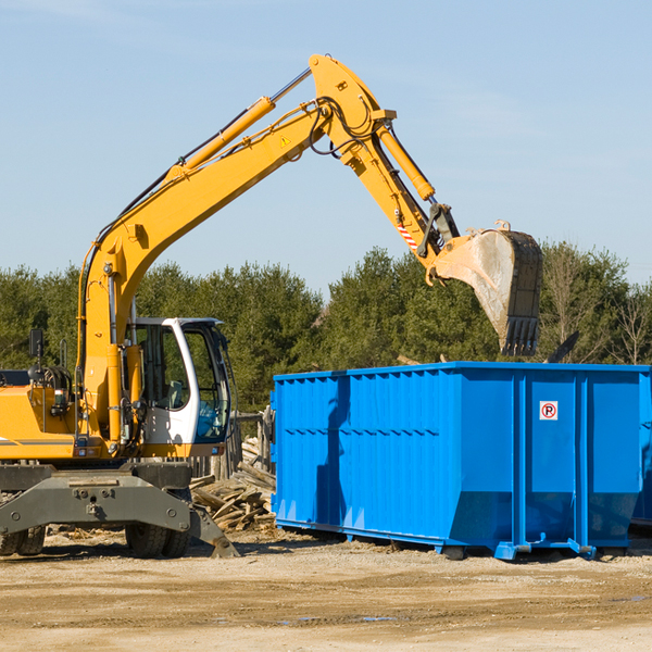 what are the rental fees for a residential dumpster in Huntly VA